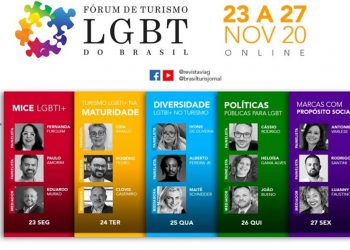 Fórum de Turismo LGBT do Brasil 2020 tem continuidade com programação ampla