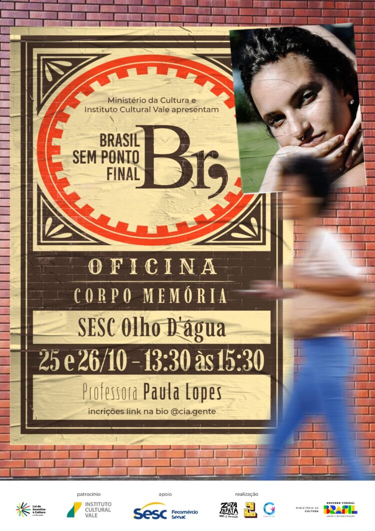 São Luís recebe espetáculo “Vertigem/Fio do Meio” do projeto “Brasil sem Ponto Final” dias 25 e 26 de outubro