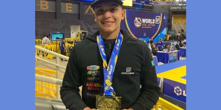 Maranhense brilha nos EUA e conquista título Mundial de Jiu-jitsu