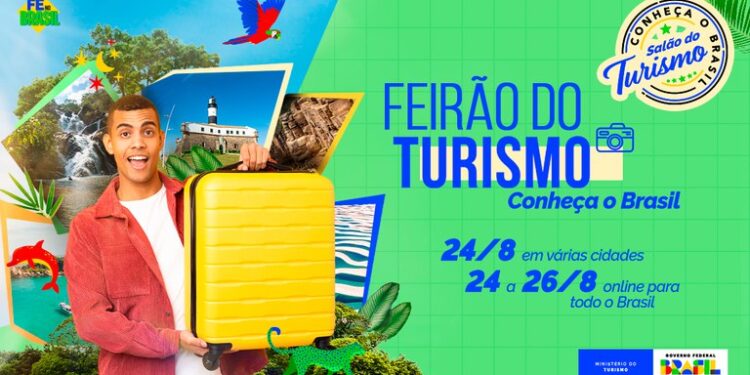 Ministério do Turismo promoverá 1º Feirão do Turismo entre os dias 24 e 26 de agosto