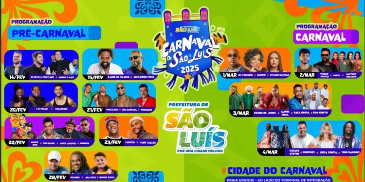 São Luís se prepara para o Carnaval; veja programação