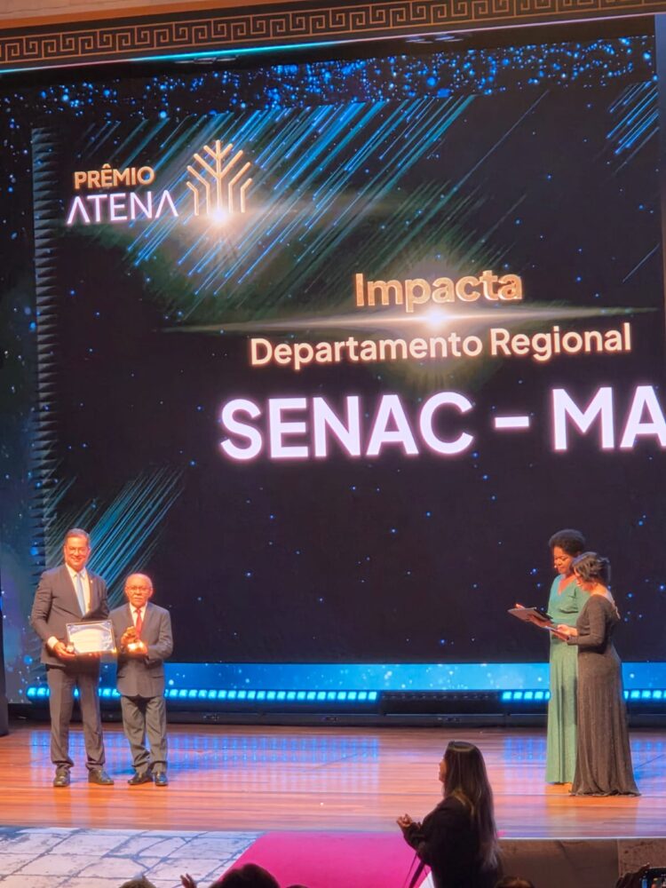 Senac Maranhão vence a categoria Impacta do Prêmio Atena 2025