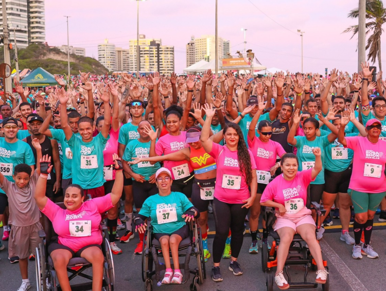 Corrida Rosa Shok Por Elas promove grande mobilização na Litorânea em defesa das mulheres