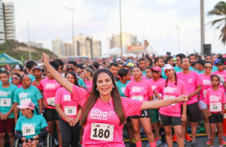 Corrida Rosa Shok Por Elas promove grande mobilização na Litorânea em defesa das mulheres