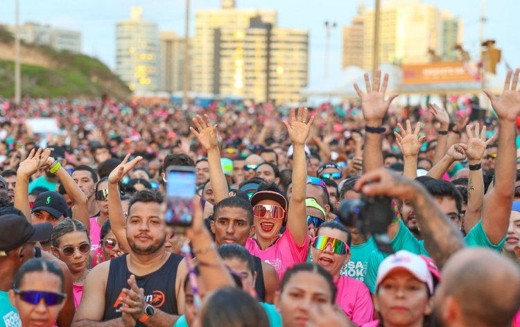 Corrida Rosa Shok Por Elas promove grande mobilização na Litorânea em defesa das mulheres