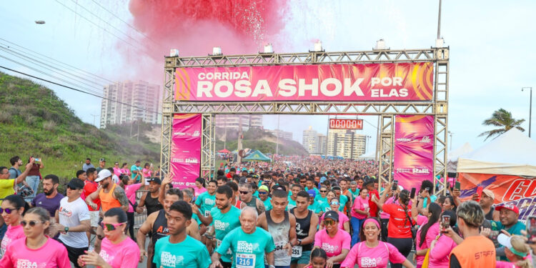 Corrida Rosa Shok Por Elas promove grande mobilização na Litorânea em defesa das mulheres