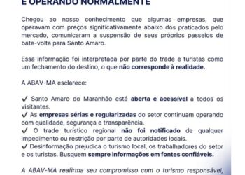 ABAV-MA entra no debate e reforça: Santo Amaro segue aberto e operando normalmente