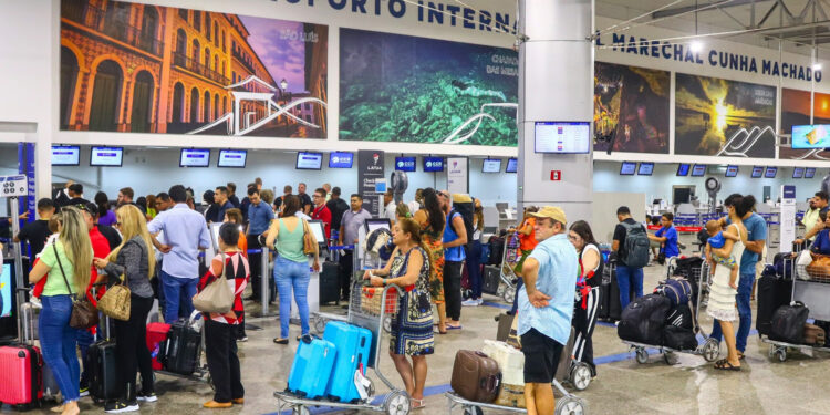 Fluxo aéreo no Maranhão cresce 10,97% em fevereiro e fortalece o turismo no estado