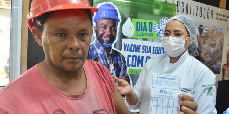 SESI-MA leva vacinação para dentro das indústrias em cinco cidades do Maranhão