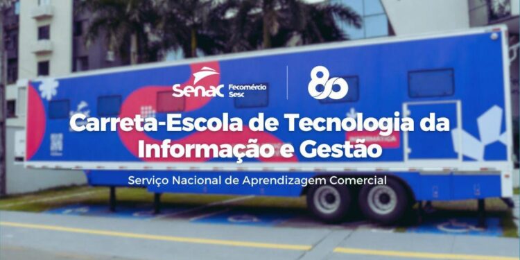 Senac lança carreta-escola de Tecnologia da Informação com estrutura inédita  para levar qualificação profissional ao interior do estado