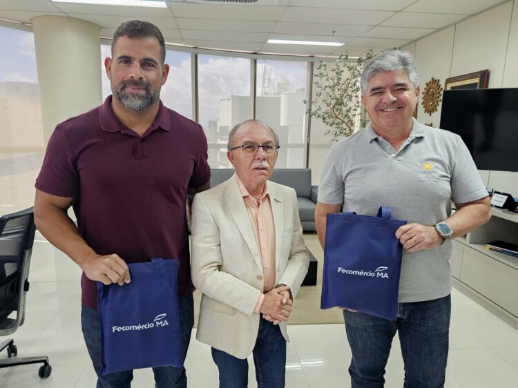 Fecomércio-MA recebe visita institucional de representantes do São Luís Shopping