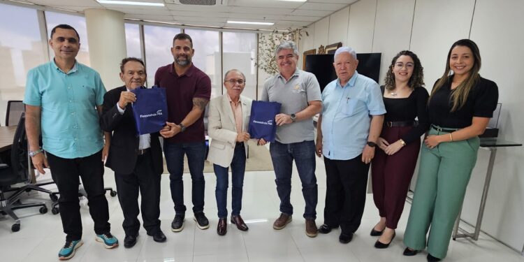 Fecomércio-MA recebe visita institucional de representantes do São Luís Shopping