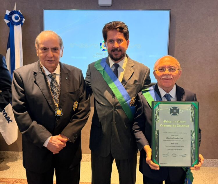 Presidente da Fecomércio-MA Maurício Feijó é agraciado com a Ordem do Mérito Comercial da Amazônia