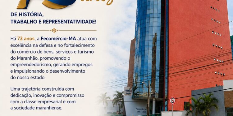 AMASP e SINCOVAGA-MA parabenizam a Fecomércio-MA pelos 73 anos!