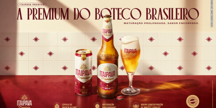 Grupo Petrópolis celebra a cultura de boteco com o lançamento de nova embalagem de Itaipava Premium